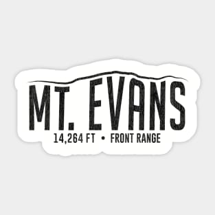 Mt Evans Colorado Sticker
